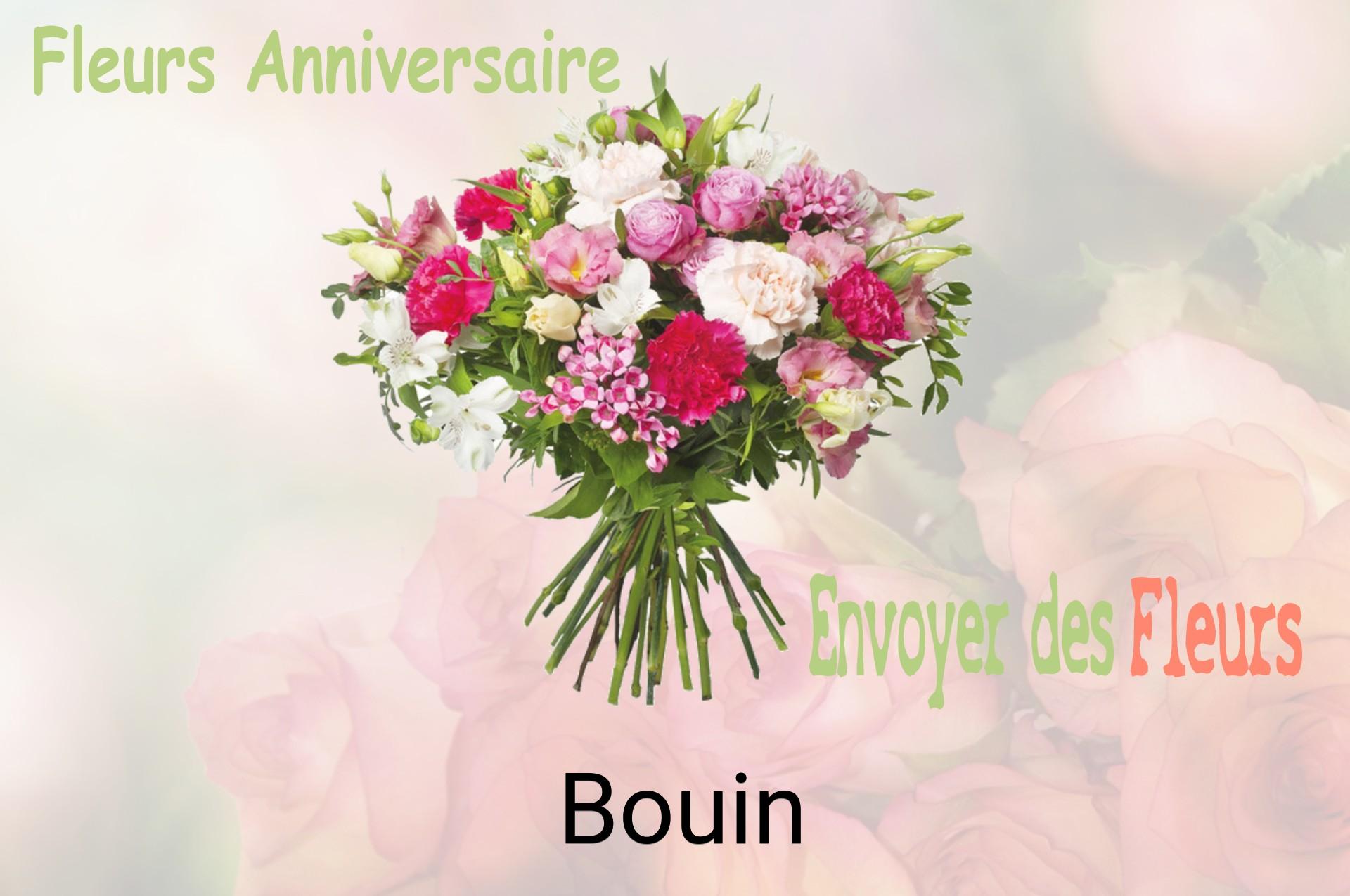 Bouquet de fleurs d’anniversaire livré à Bouin