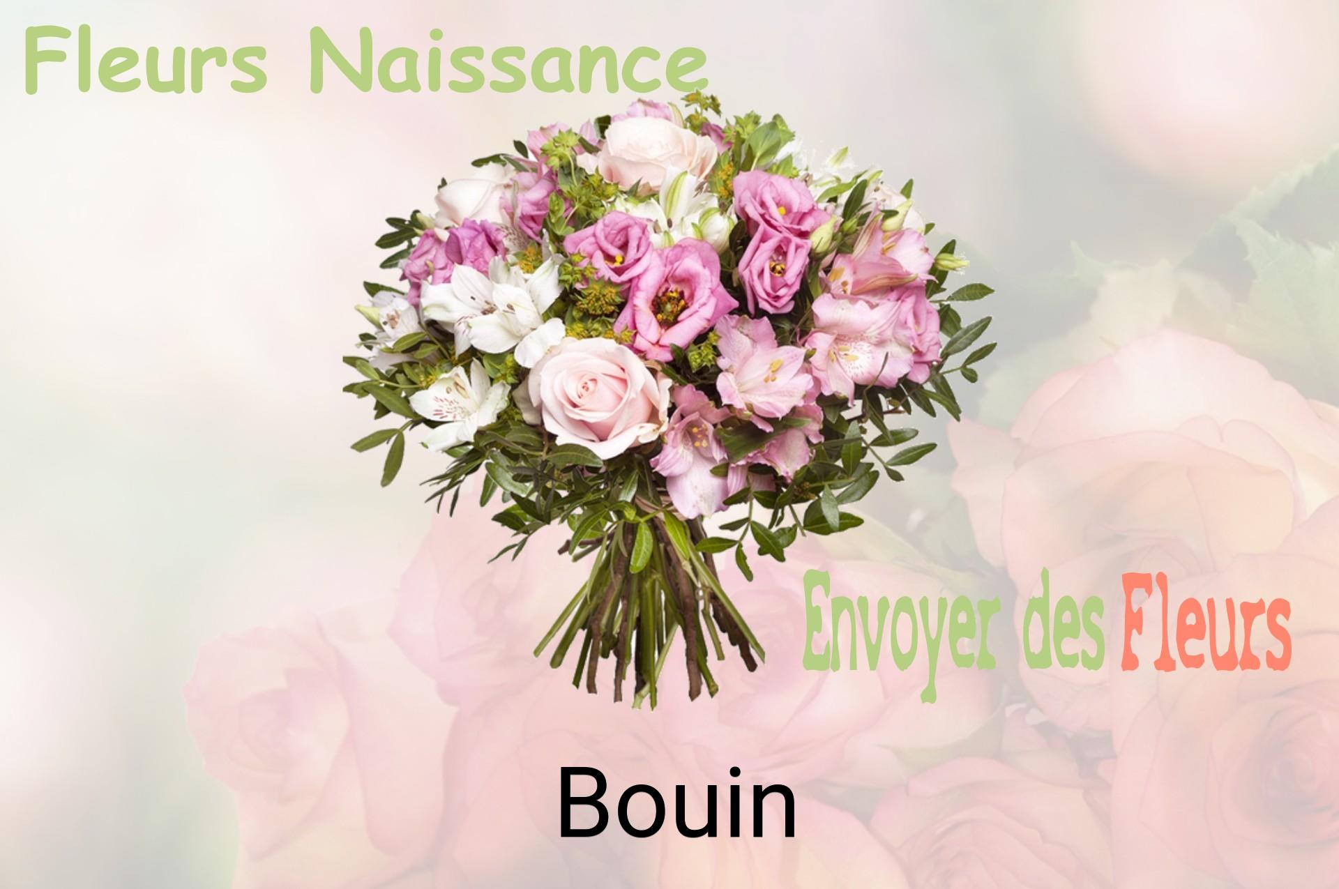 Bouquet de fleurs de naissance livré à Bouin